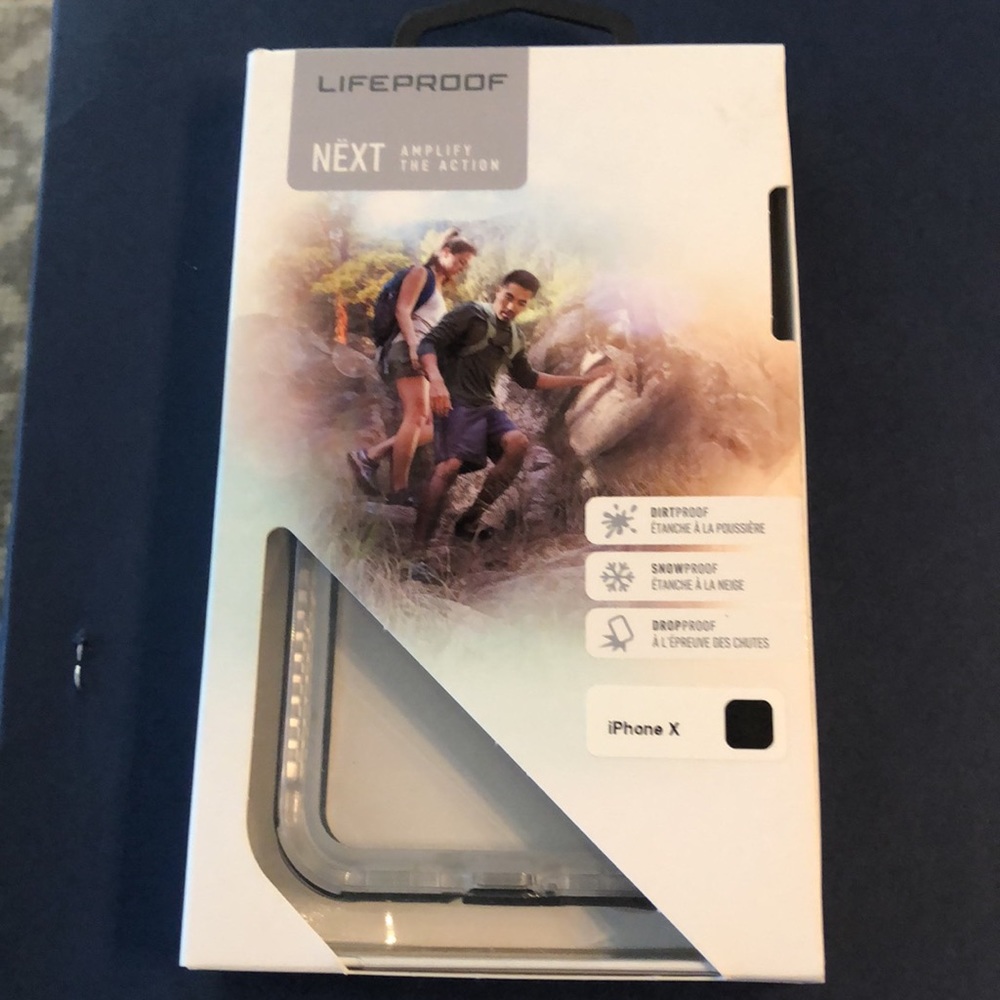 LIFEPROOF NEXT iPhone X case in black/clear